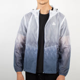 Veste a capuche run ii Gris blanc