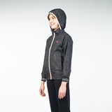 Veste a capuche galaxy Noir rose
