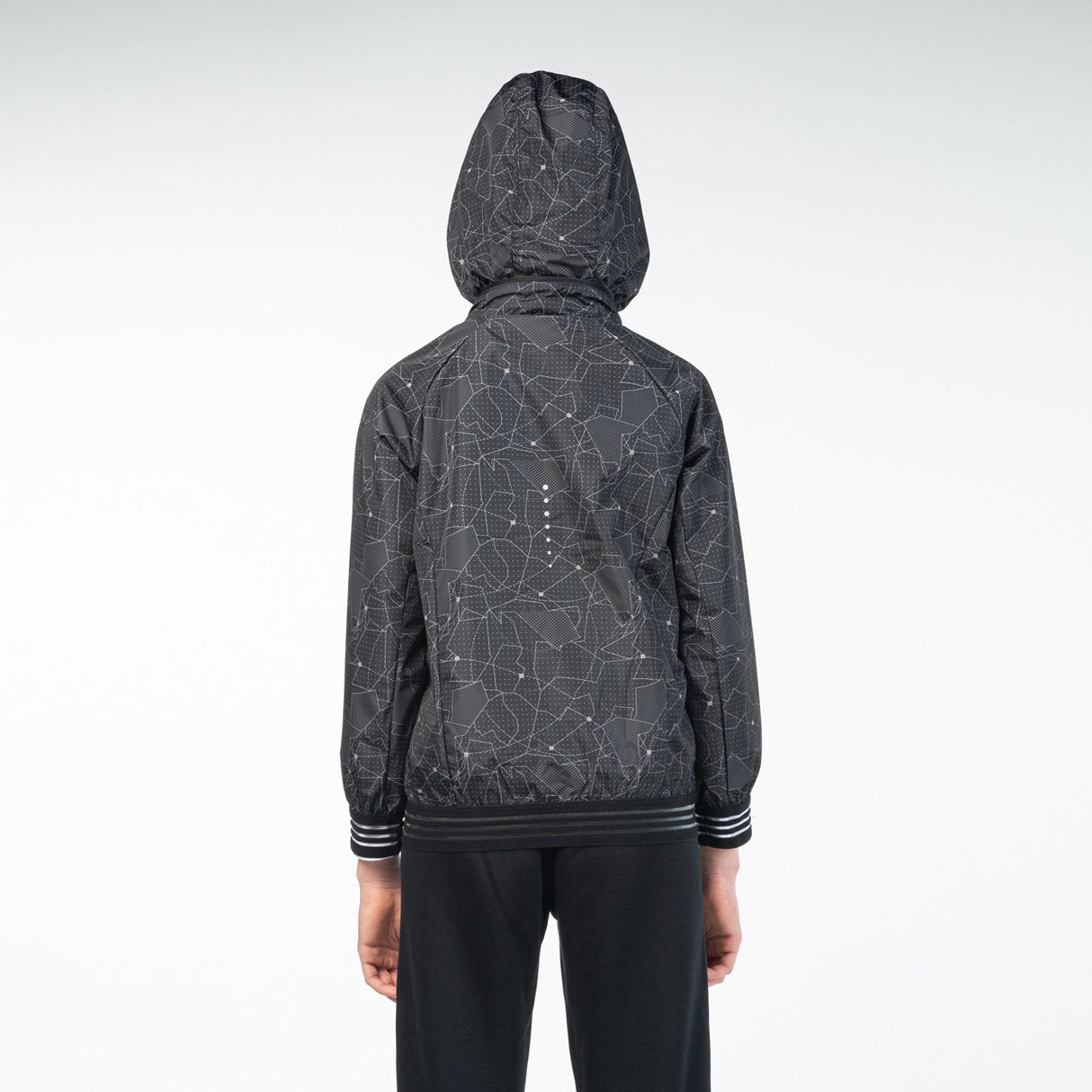 Veste a capuche galaxy Noir rose