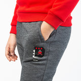 Pantalon peak kids dinosaure Gris