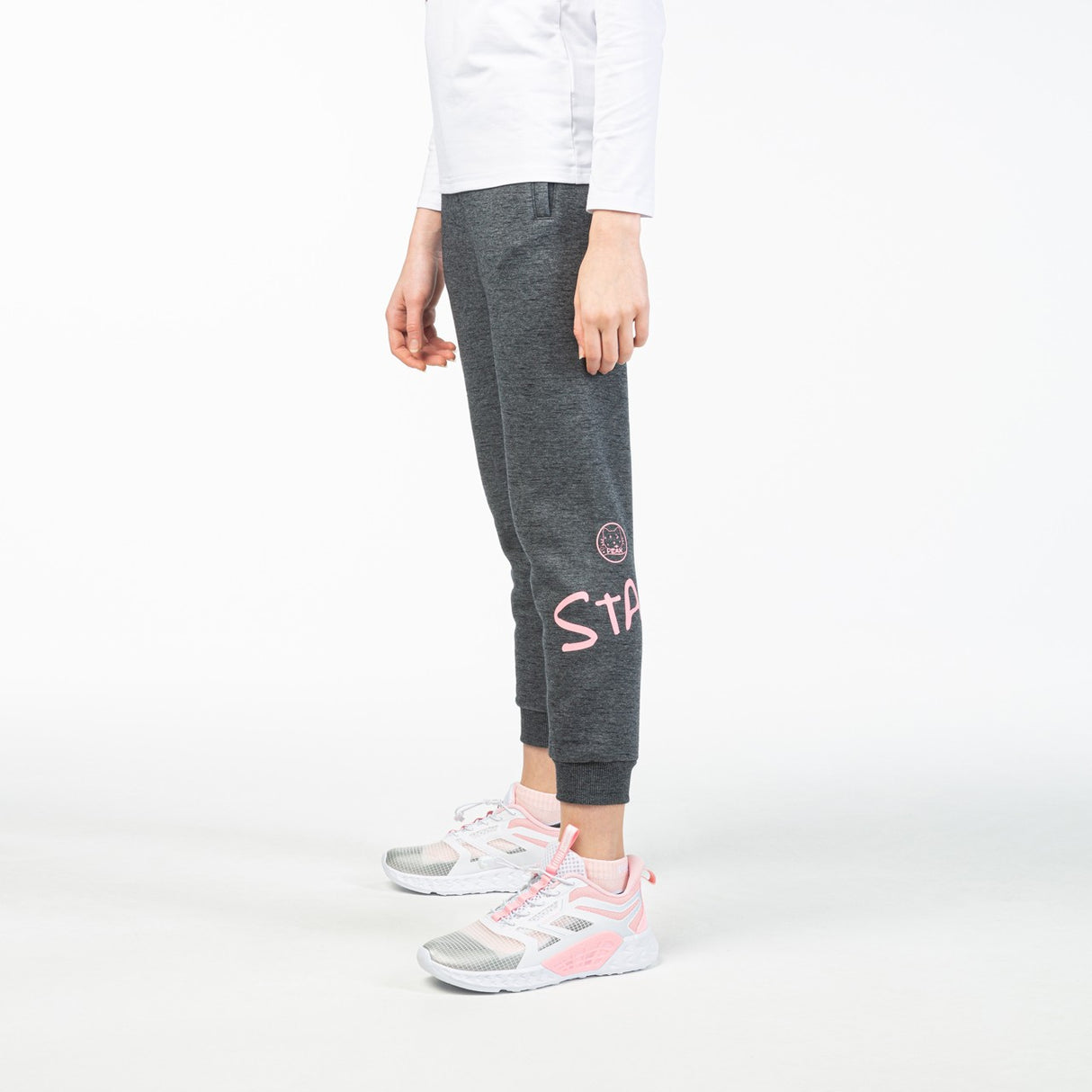 Pantalon peak kids star Gris