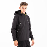 Veste a capuche run wind Noir