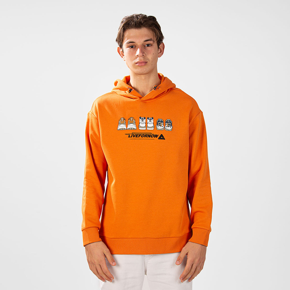 Sweat a capuche peak skate Orange