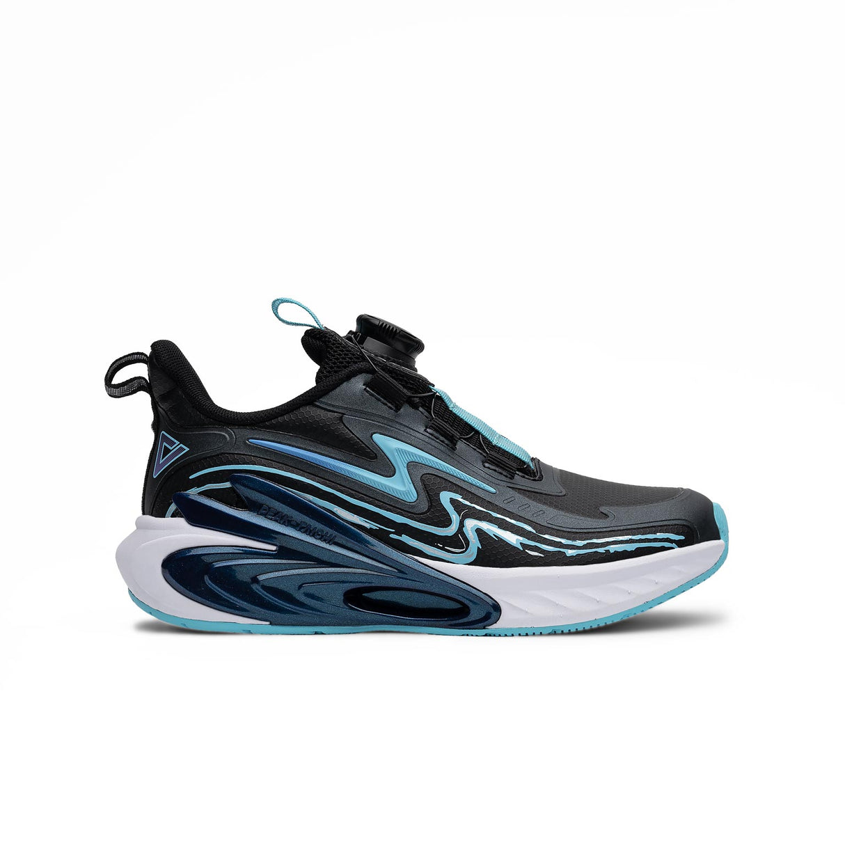 Chaussure twist run jr Noir bleu