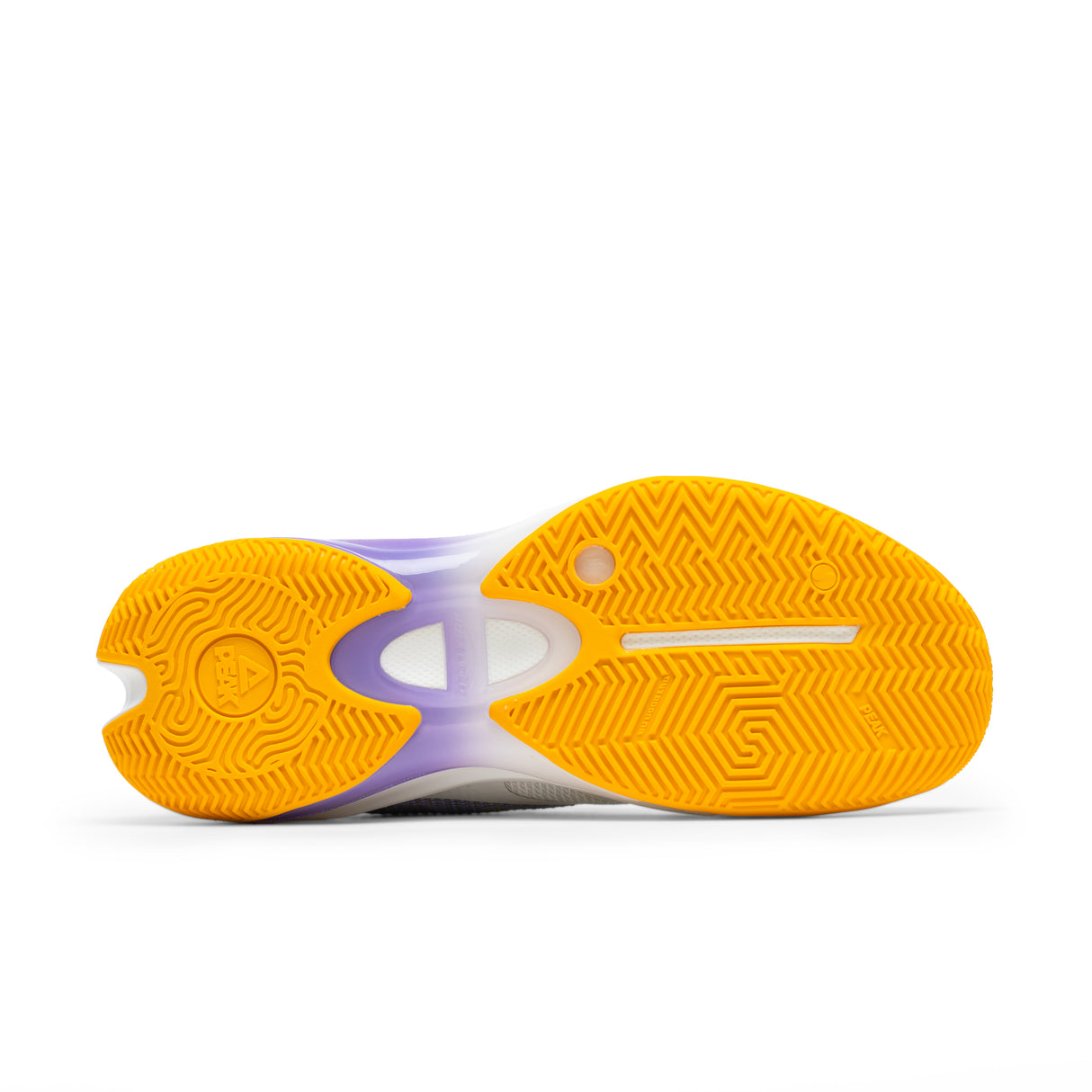 Chaussure wiggins fusion Blanc jaune violet