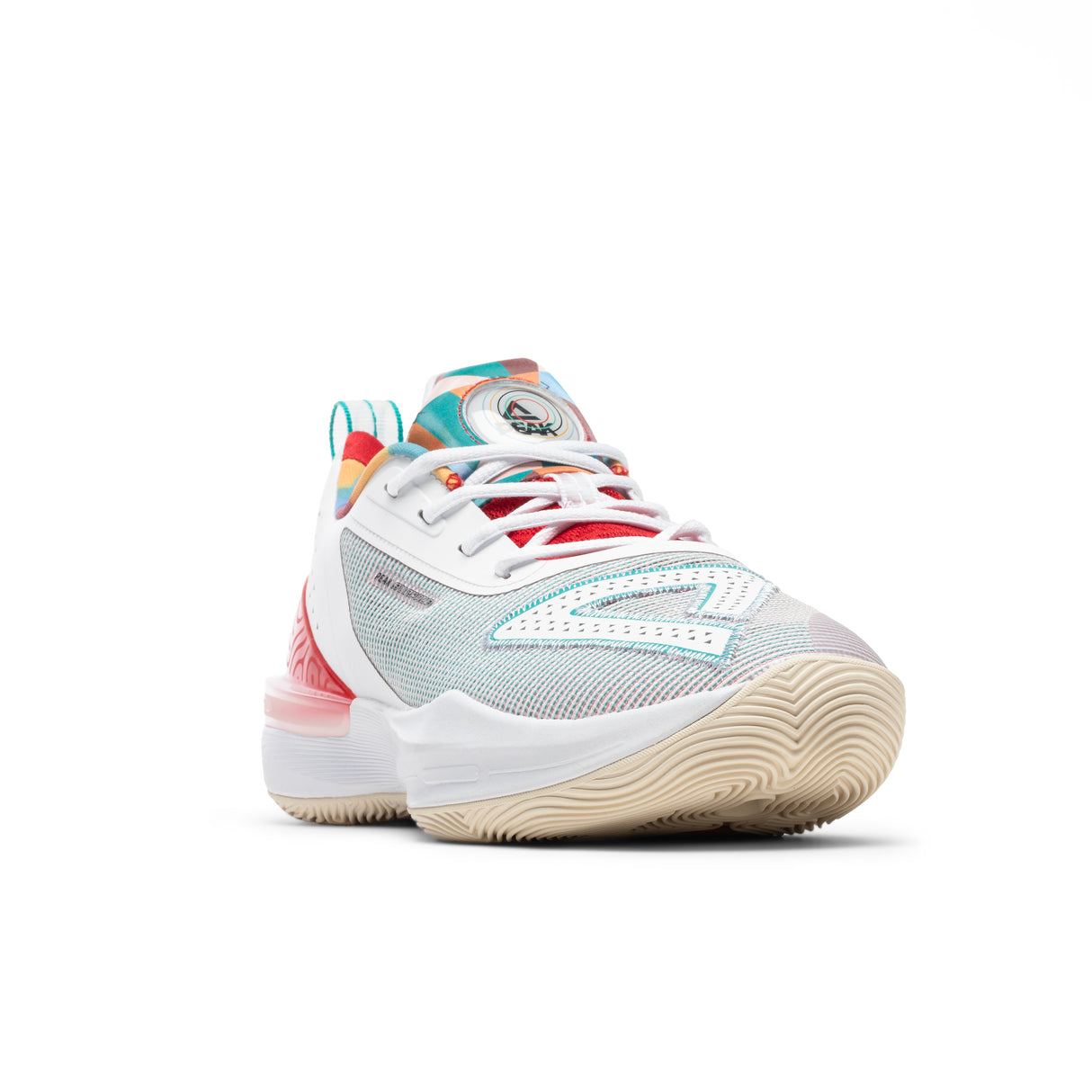 Chaussure thunder stride Blanc rouge