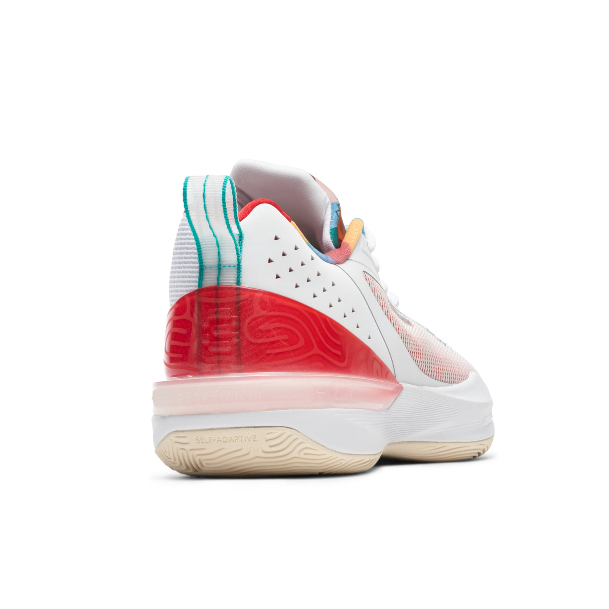Chaussure thunder stride Blanc rouge